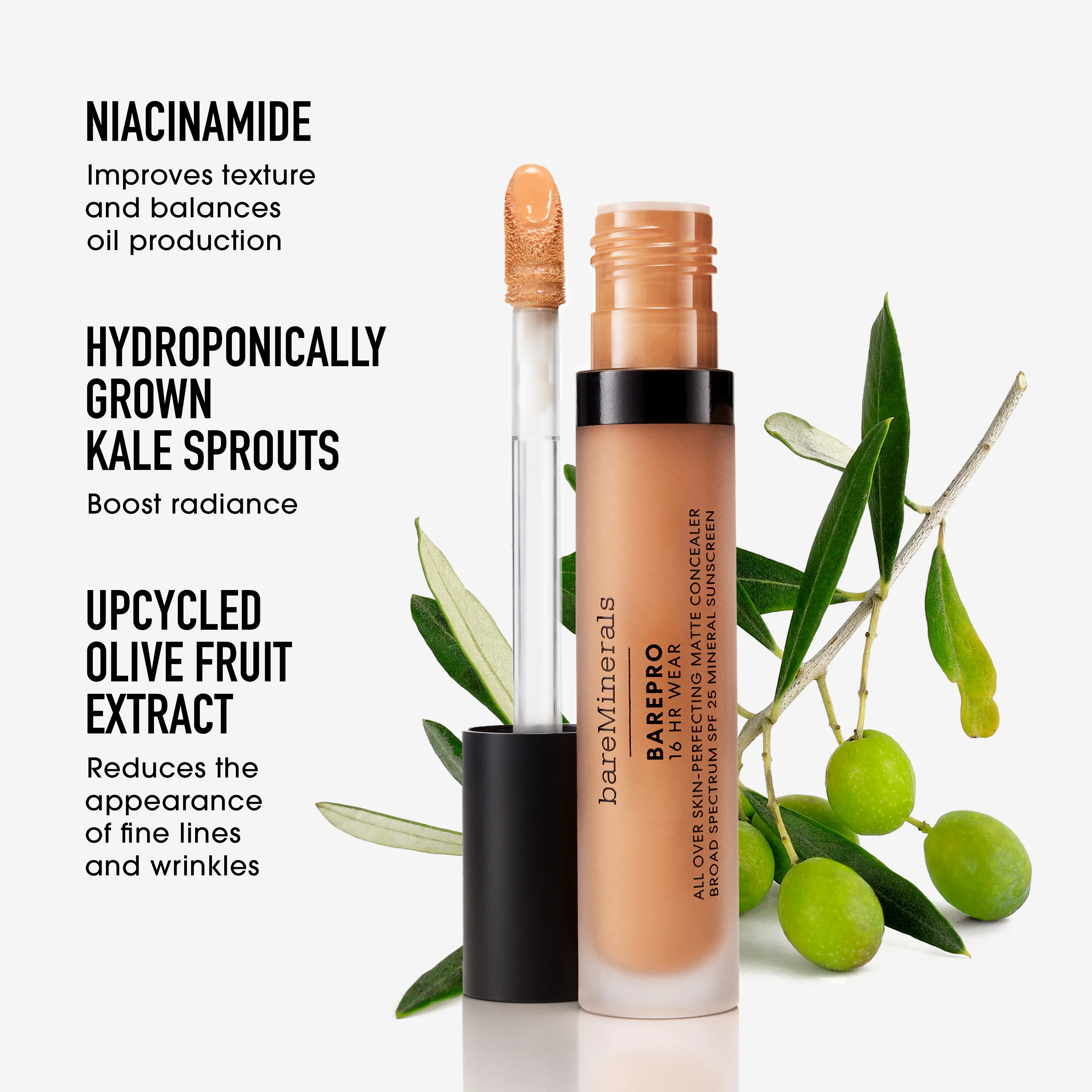 BAREPRO® 16HR All Over Skin-Perfecting Matte Concealer Mineral SPF 25 - Image 44