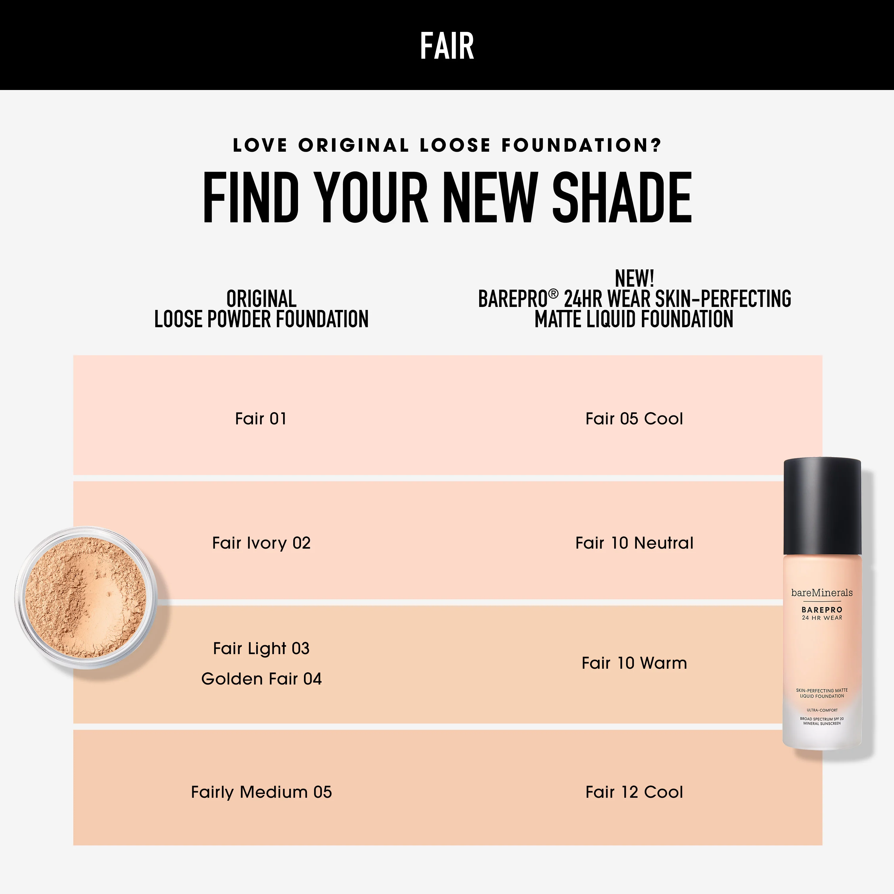 BAREPRO® 24HR Wear Skin-Perfecting Matte Liquid Foundation Mineral SPF 20 - Image 100
