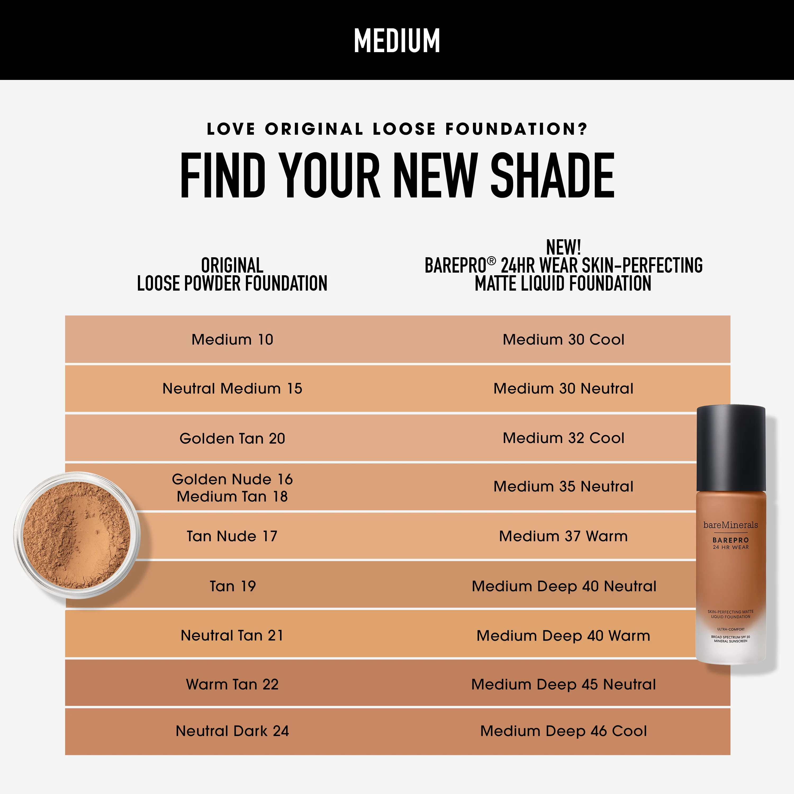 BAREPRO® 24HR Wear Skin-Perfecting Matte Liquid Foundation Mineral SPF 20 - Image 137