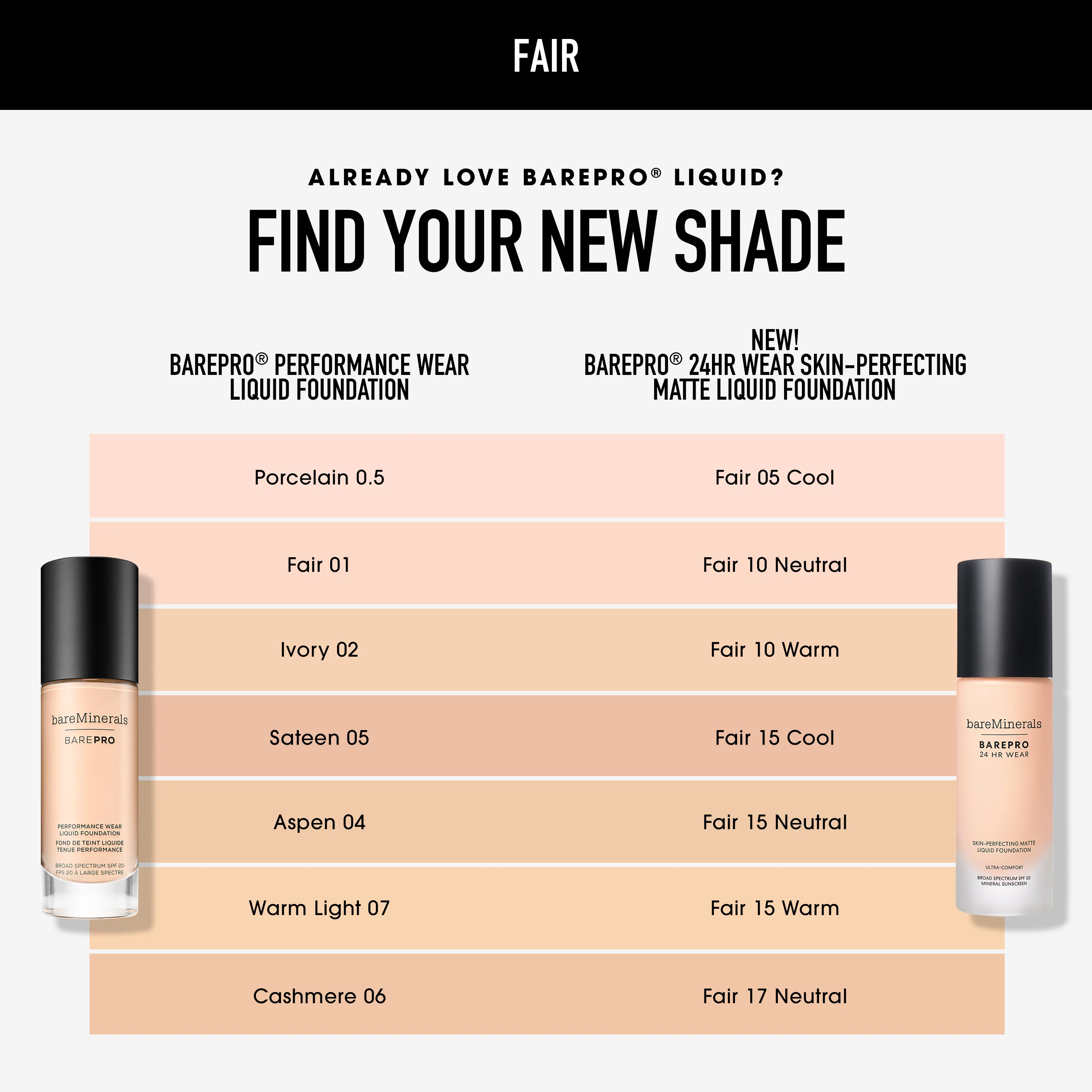 BAREPRO® 24HR Wear Skin-Perfecting Matte Liquid Foundation Mineral SPF 20 - Image 95