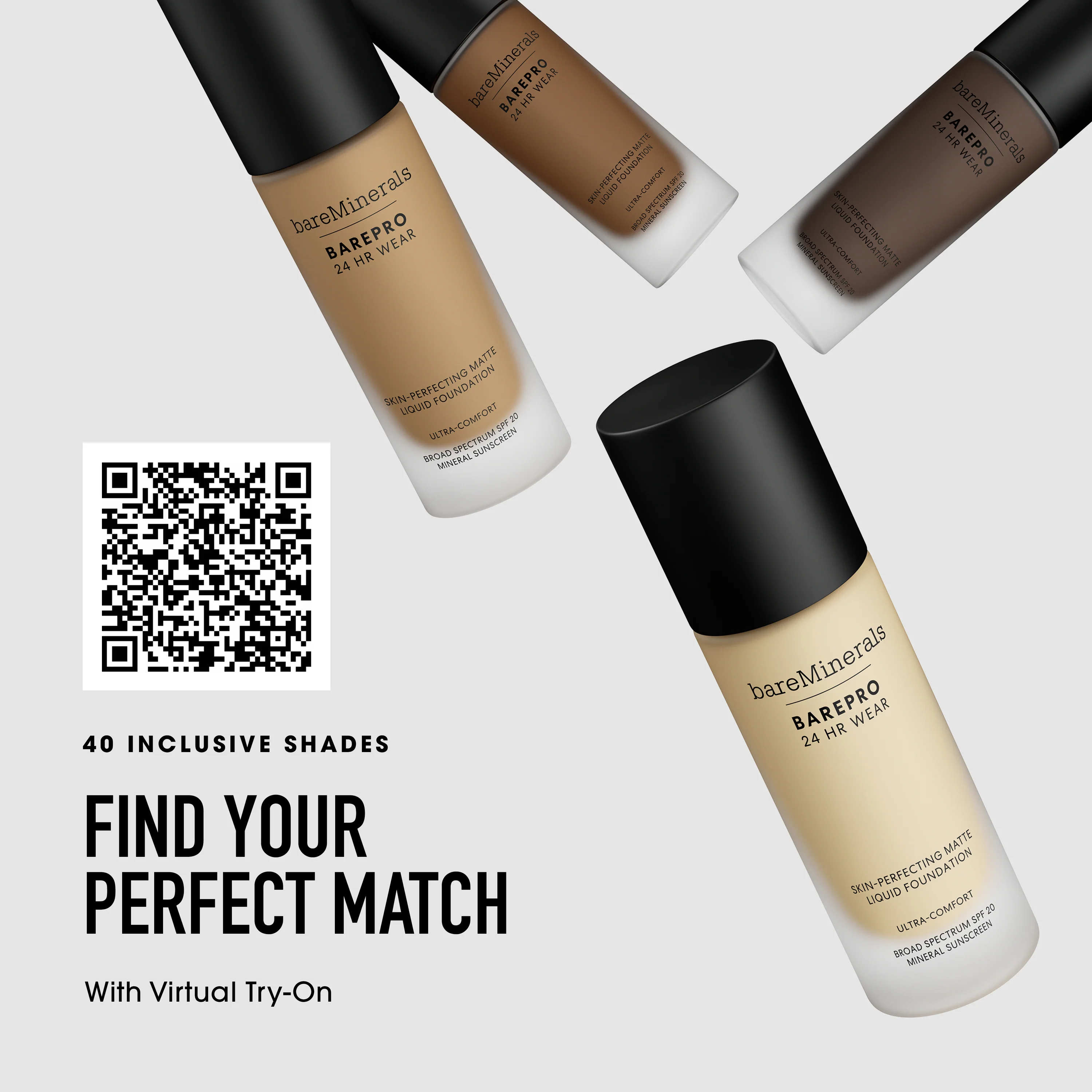 BAREPRO® 24HR Wear Skin-Perfecting Matte Liquid Foundation Mineral SPF 20 - Image 86