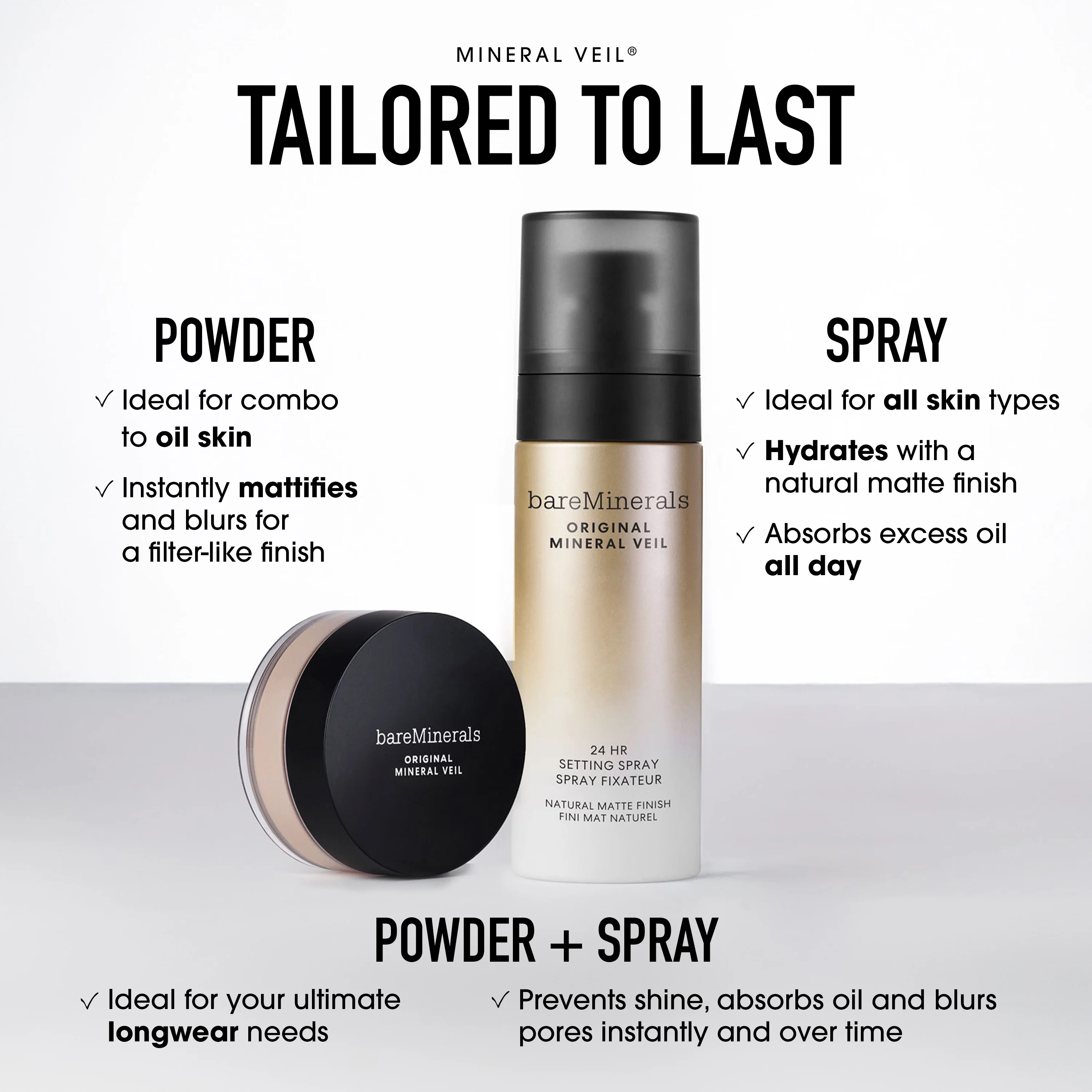 ORIGINAL Mineral Veil® 24HR Natural Matte Setting Spray - Image 8