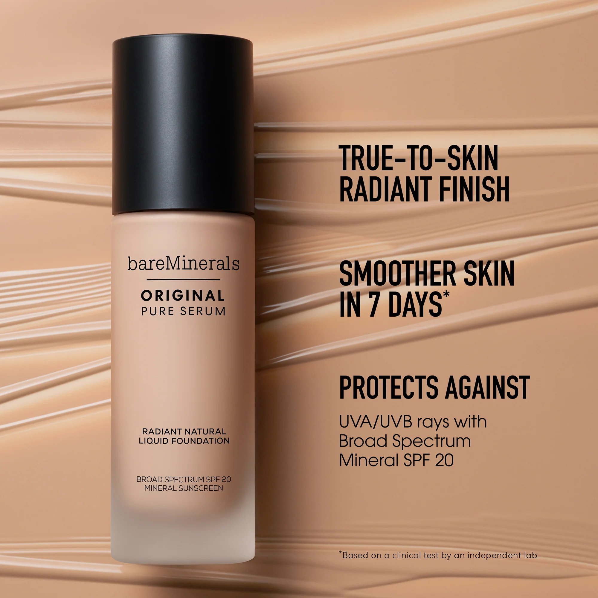 ORIGINAL Pure Serum Radiant Natural Liquid Foundation Mineral SPF 20 - Image 92