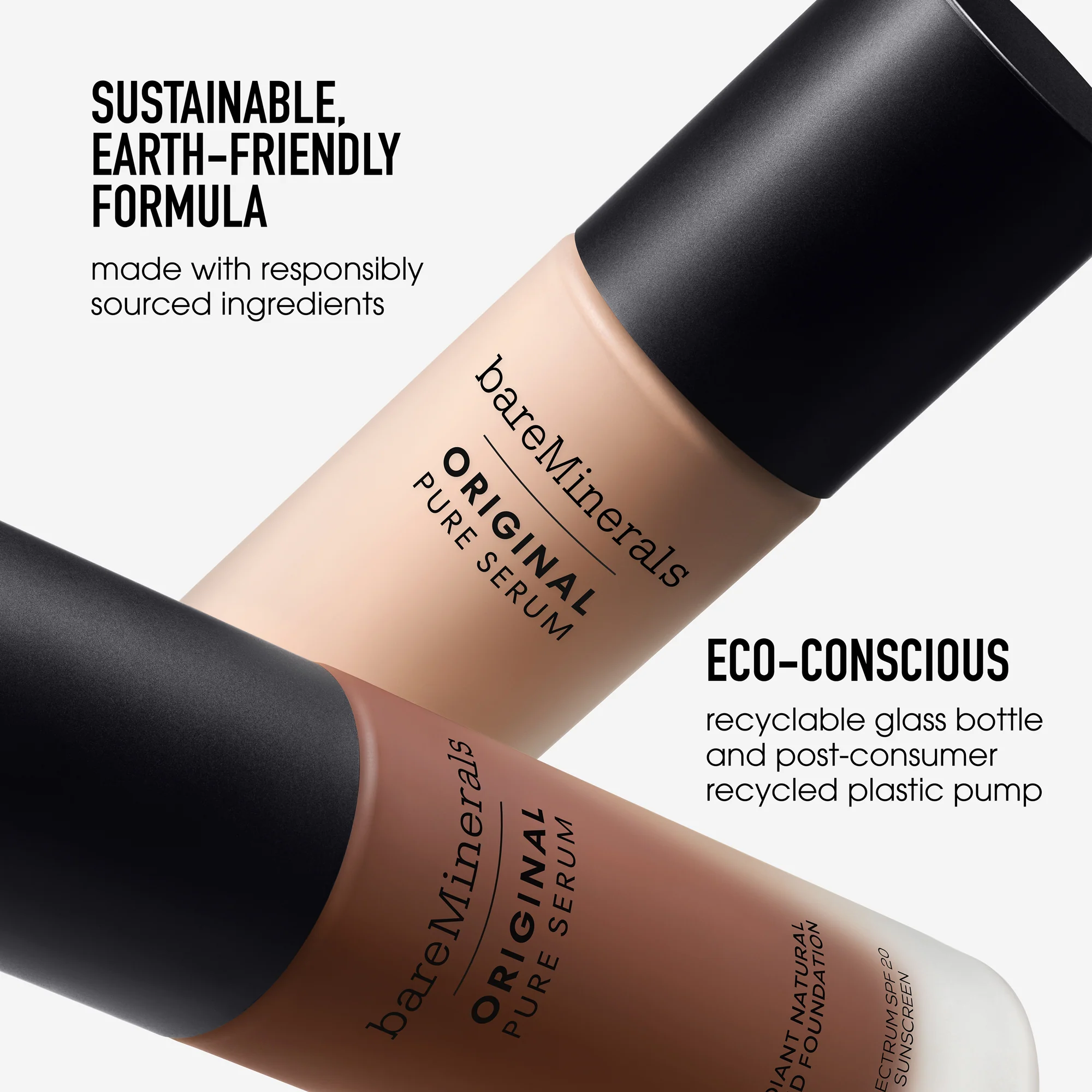 ORIGINAL Pure Serum Radiant Natural Liquid Foundation Mineral SPF 20 - Image 98