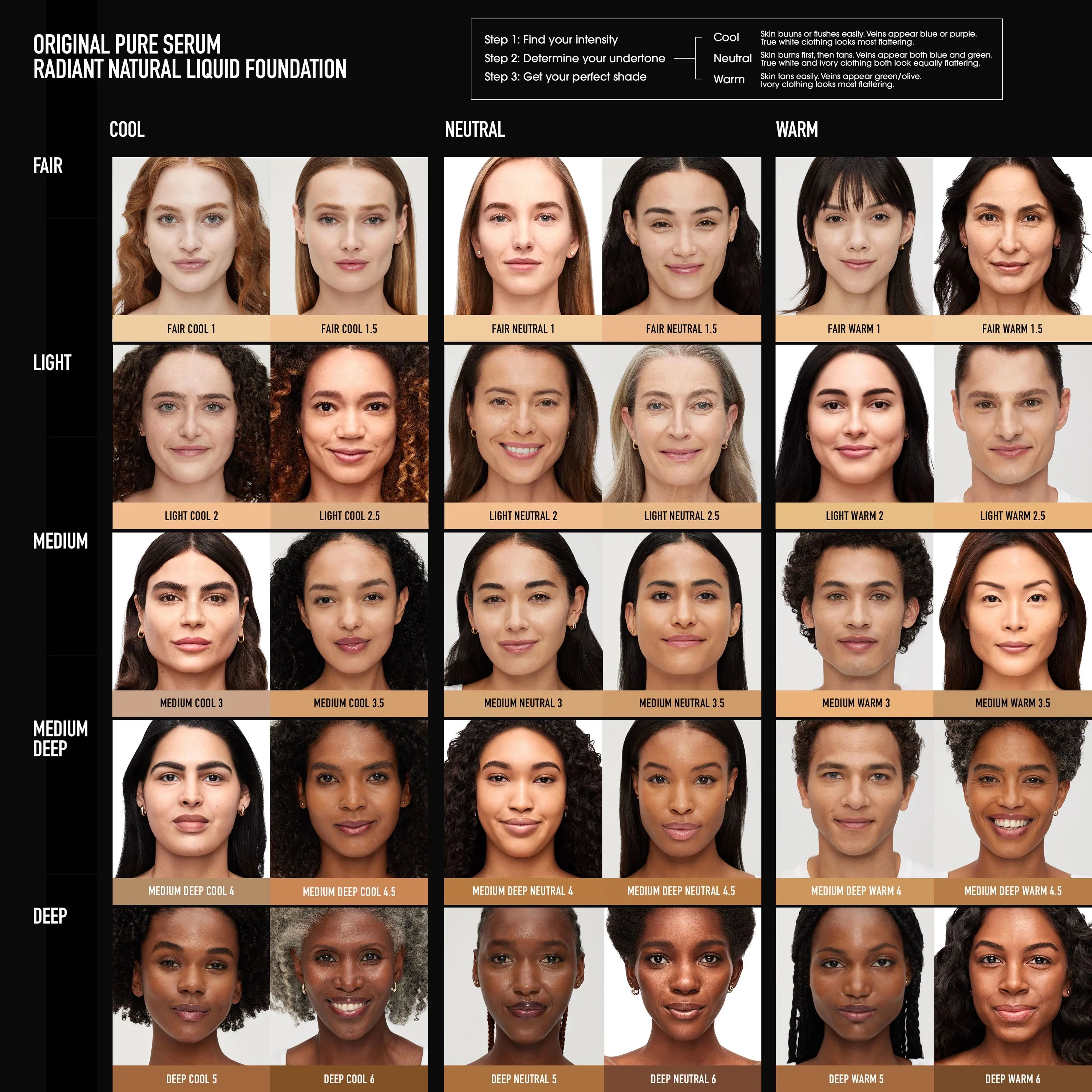 ORIGINAL Pure Serum Radiant Natural Liquid Foundation Mineral SPF 20 - Image 99