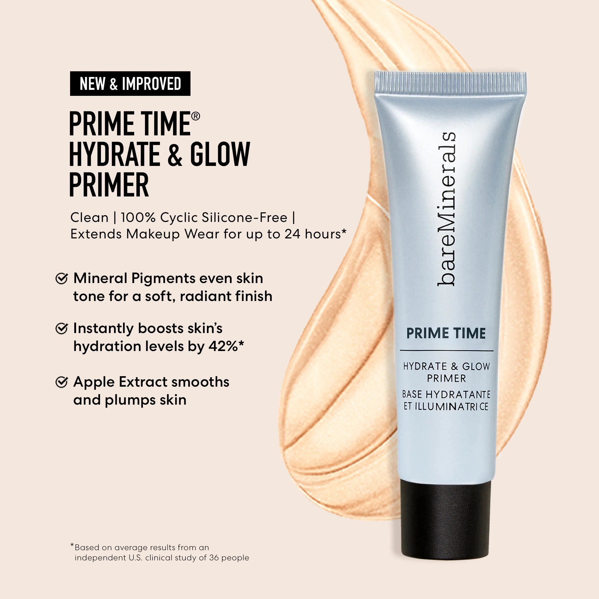 PRIME TIME® Hydrate & Glow Primer - Image 4