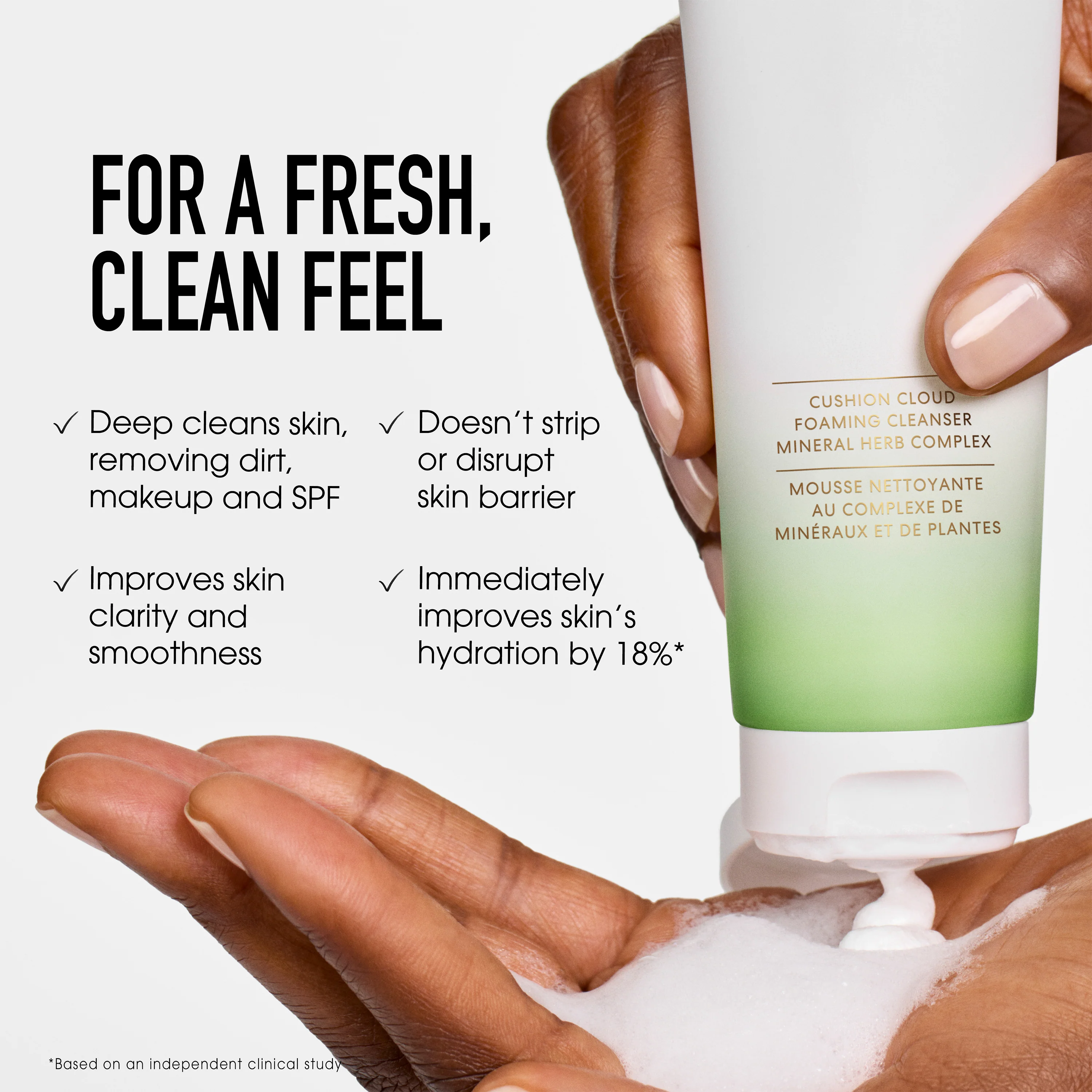 SKINLONGEVITY® Cushion Cloud Foaming Cleanser - Image 4